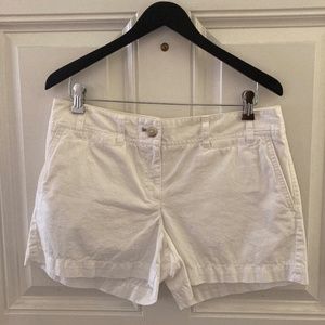 Ann Taylor LOFT 4" Inseam Shorts/White/100% Cotton/Size 8/EUC/ON SALE $12!